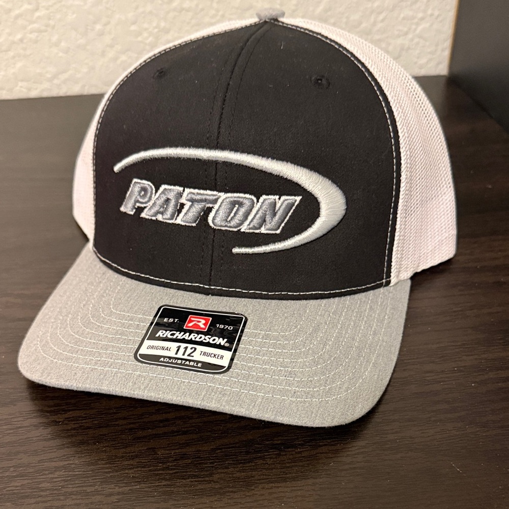 Paton Black and Gray Trucker Cap